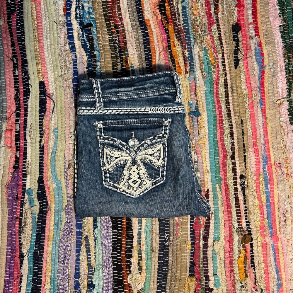 LA Idol USA 🇺🇸 Embellished Blue 👖 jeans